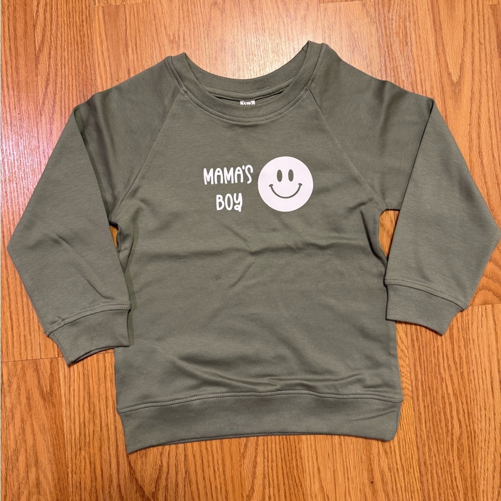 Colored organics custom mamas boy top